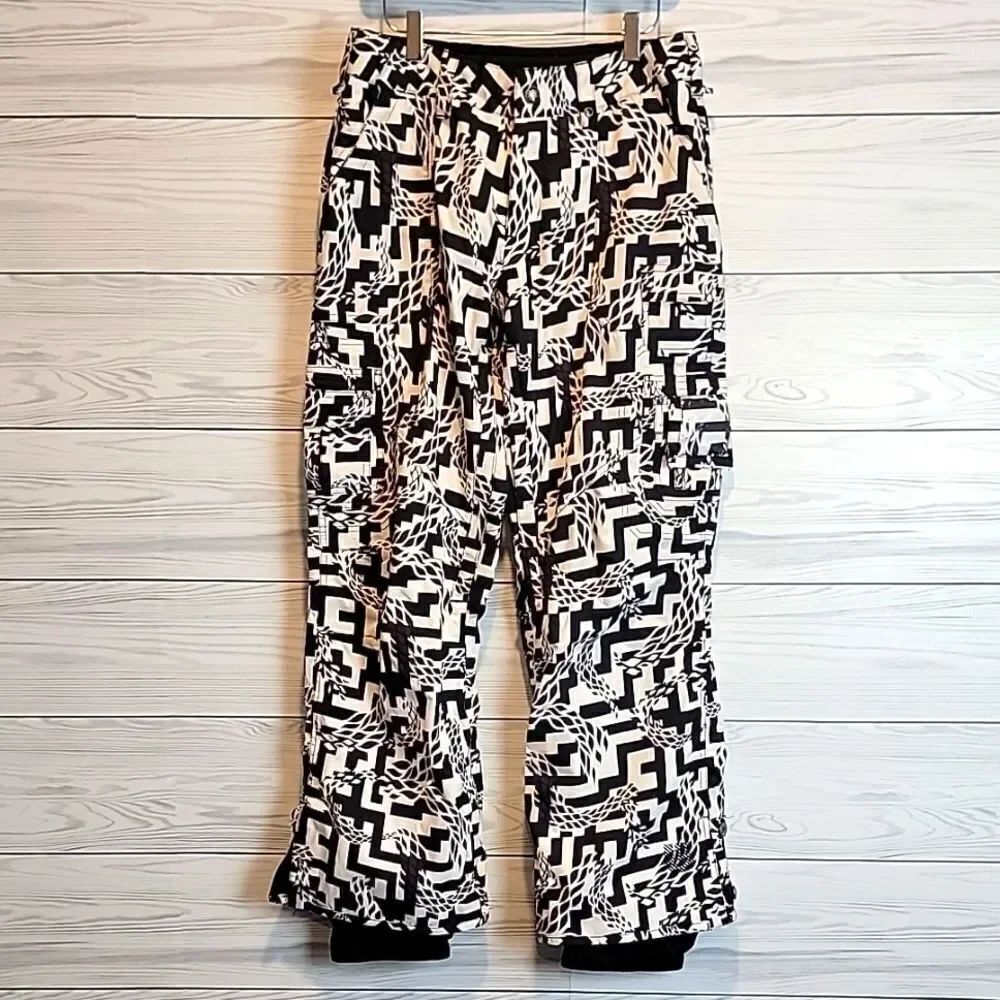 Burton's Lucky snowpants for women - black & white Size M